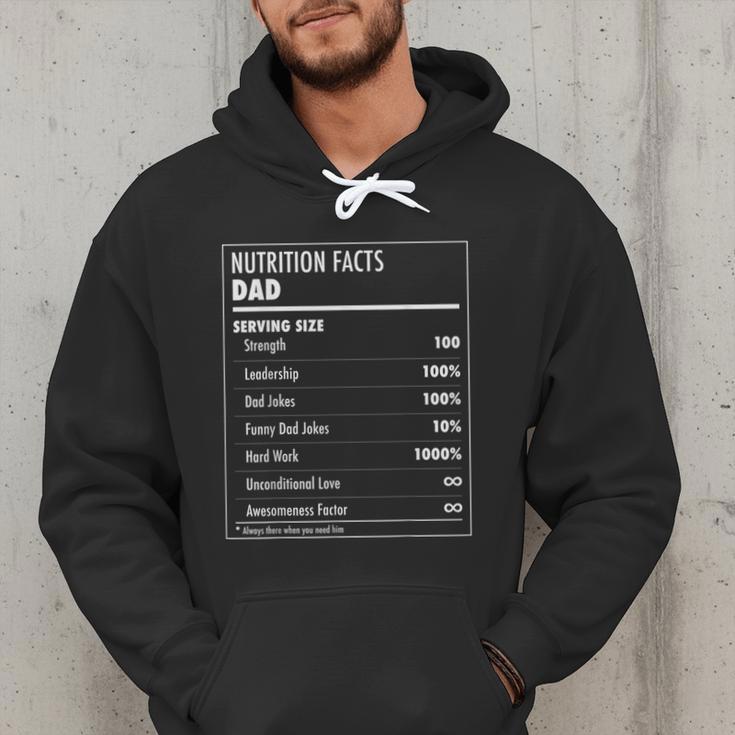 Nutrition Facts Dad Father's Day Shirt For Men Dad Men Hoodie