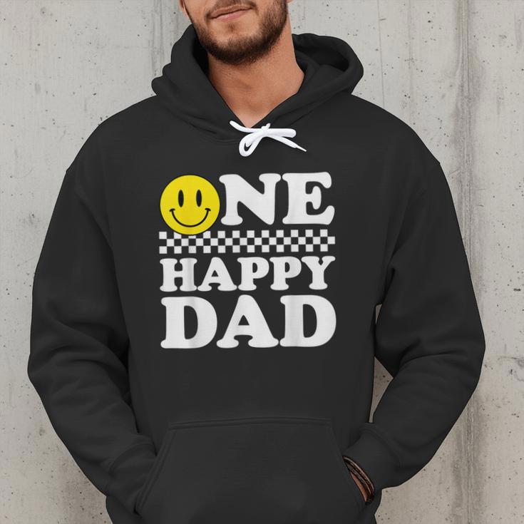One Happy Dude Dad 1st Birthday Family Matching Men Hoodie