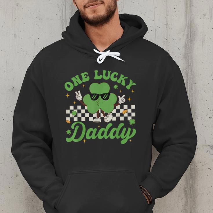 One Lucky Daddy St Patricks Day Dad Father Men Hoodie