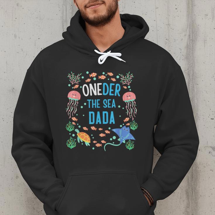 OneDer The Sea Dada 1st Birthday Dad Matching Men Hoodie