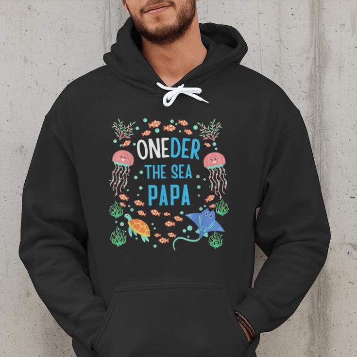 OneDer The Sea Papa 1st Birthday Dad Matching Men Hoodie OneDer The Sea Papa 1st Birthday Dad Matching Men Hoodie