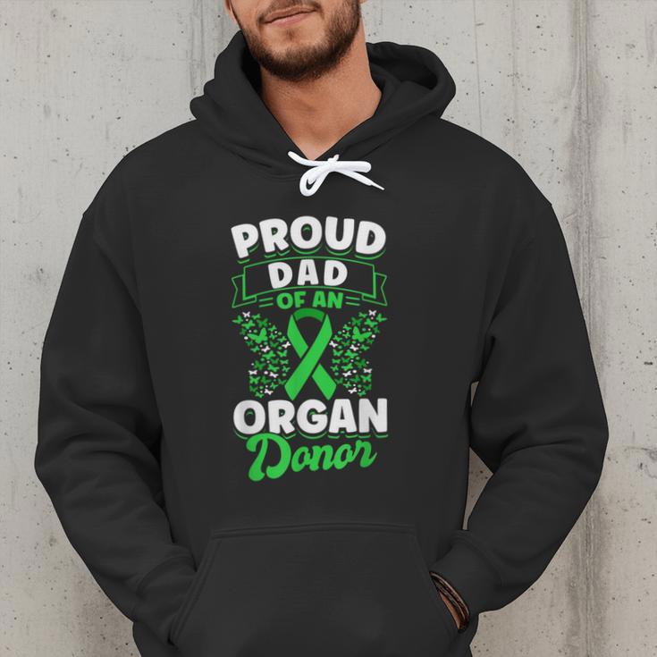 Organ Donation Green Ribbon Proud Dad Of An Organ Donor Men Hoodie Organ Donation Green Ribbon Proud Dad Of An Organ Donor Men Hoodie