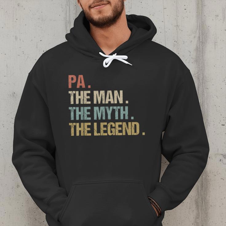 Pa The Man Myth Legend Shirt Father Dad Men Hoodie