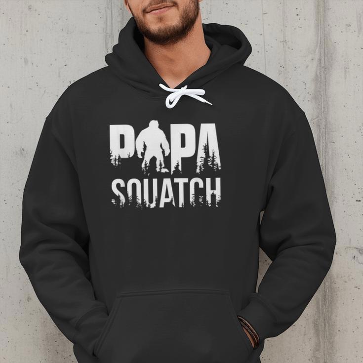 Papa Squatch For Dad Sasquatch Fathers Day Men Hoodie