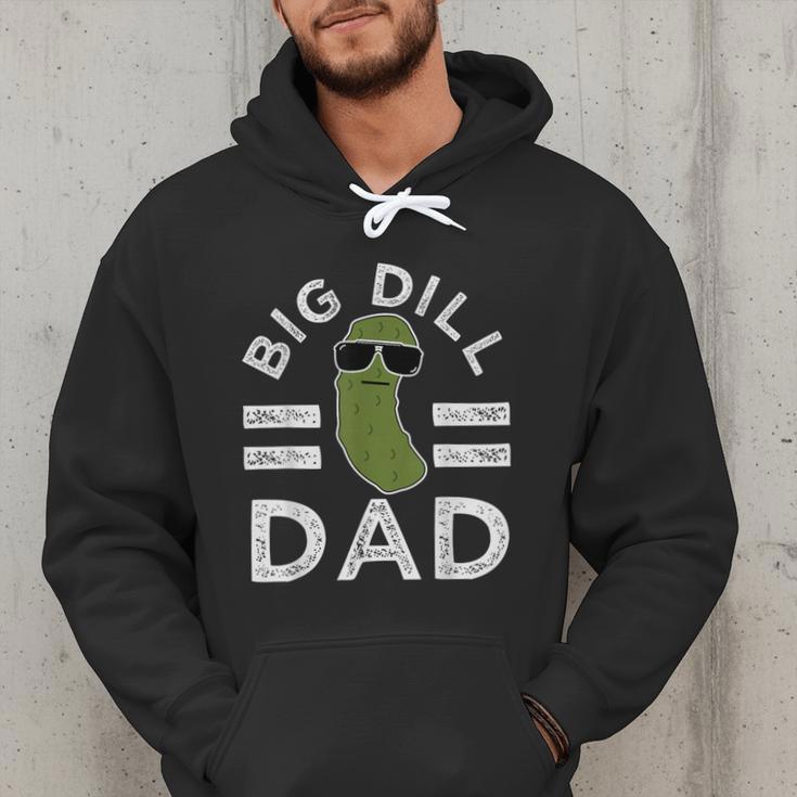 Pickle Pun Big Dill Dad Saying Dad Joke Father Humor Men Hoodie