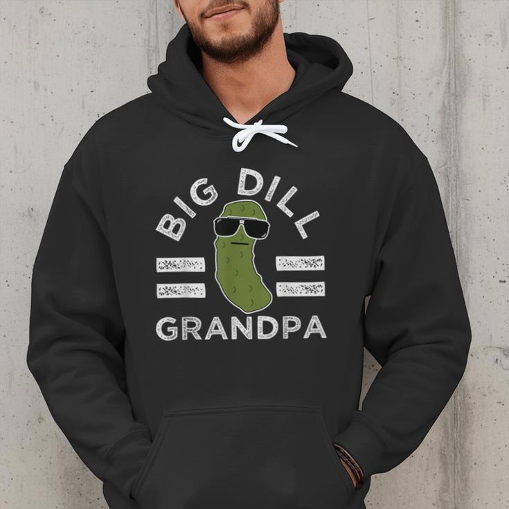 Pickle Pun Big Dill Grandpa Dad Joke Grandfather Humor Men Hoodie