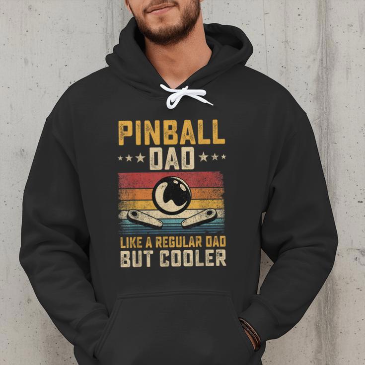 Pinball Dad Like Regular Dad But Cooler Father's Day Men Hoodie