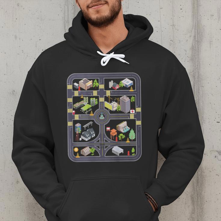Play Cars On Dad's Back Mom's Back City Map BACK PRINT ONLY Men Hoodie Play Cars On Dad's Back Mom's Back City Map BACK PRINT ONLY Men Hoodie
