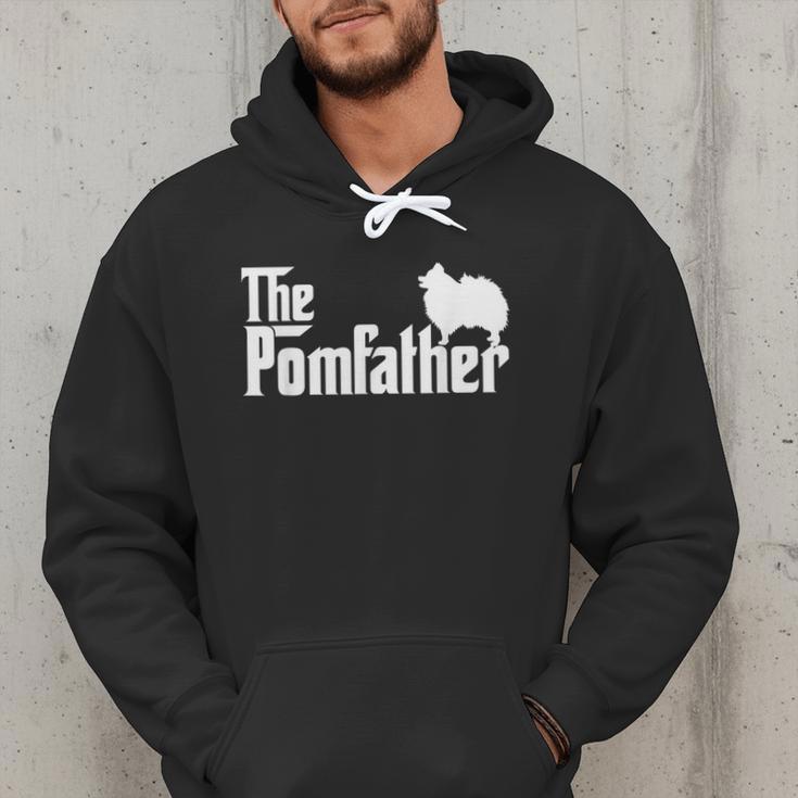 Pomeranian Father Dad The Pom Father Dog Lover Small Men Hoodie