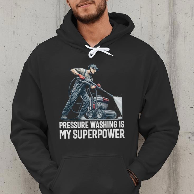Power Washing Pressure Washing For Washer Dad Men Grandpa Men Hoodie