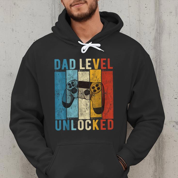 Pregnancy Announcement Dad Level Unlocked New Daddy Father Men Hoodie Pregnancy Announcement Dad Level Unlocked New Daddy Father Men Hoodie