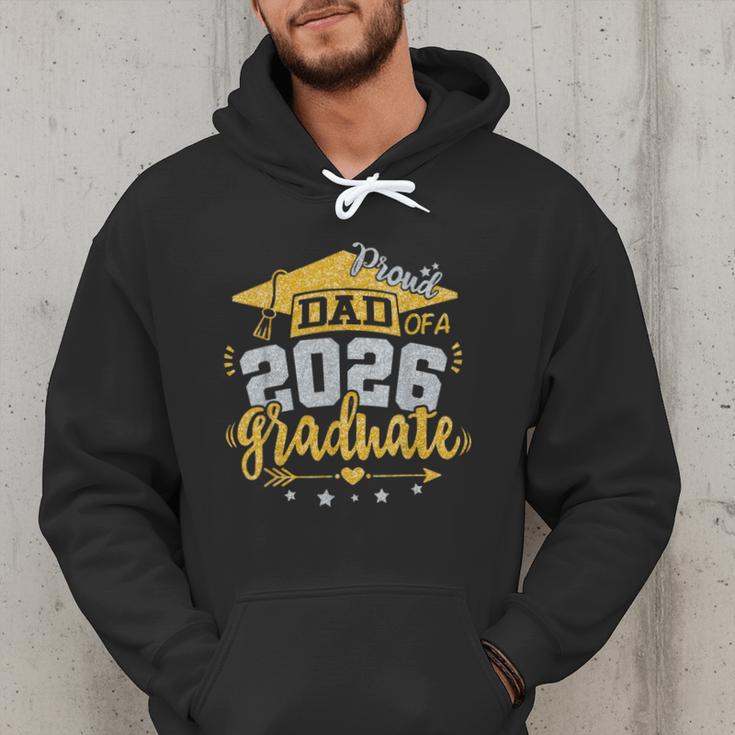 Proud Dad Of A 2026 Graduate Grad Senior Graduation Father Men Hoodie