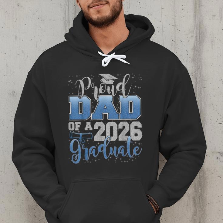 Proud Dad Of a Class Of 2026 Graduate Senior Graduation Men Hoodie