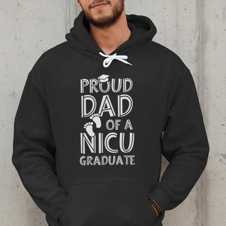 Proud Dad NICU Graduate Newborn Nurse Men Hoodie