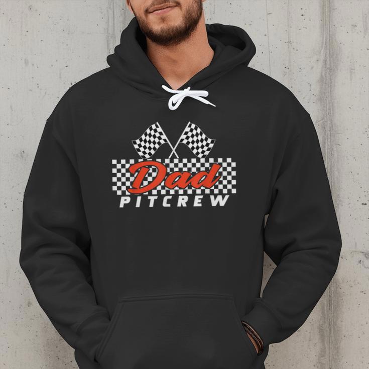 Race Car Birthday Party Racing Family Dad Pit Crew Men Hoodie