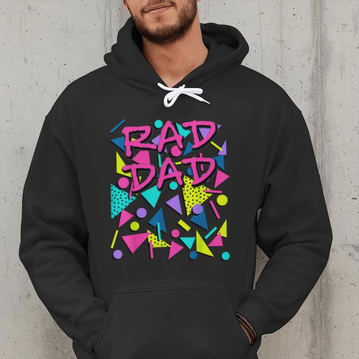Rad Dad 80s Throwback Men Hoodie
