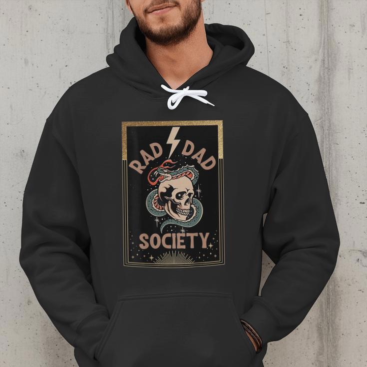 Rad Dad Society Cool Dad Club Dad Life Tee Fathers Day Men Hoodie