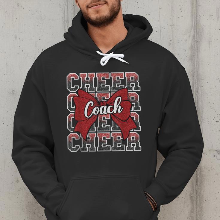 Red Sport Loud Proud Cheer Coach Dad Father's Day Men Hoodie