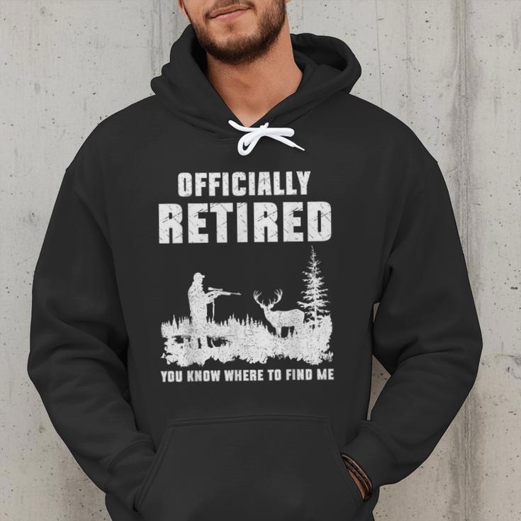 Retirement 2025 Retire Deer Hunting Retired For Dad Men Hoodie