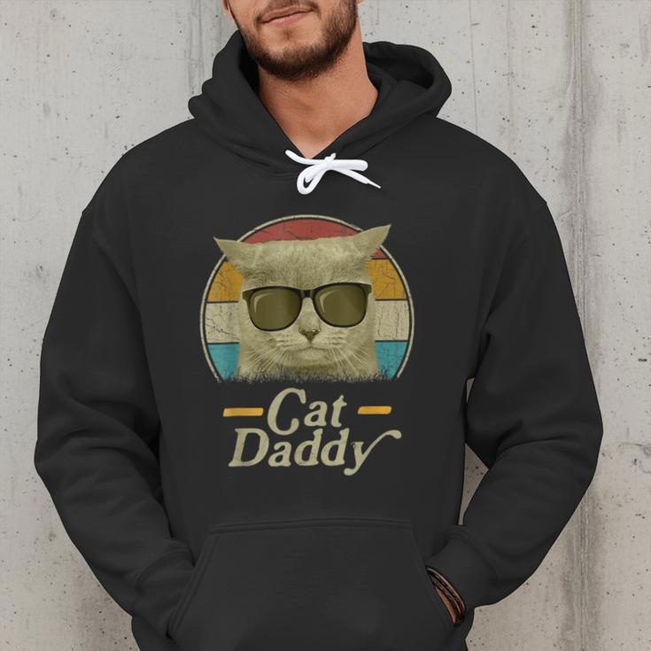 Retro Cat Daddy 80s 90s Style Sunglasses Men Hoodie Retro Cat Daddy 80s 90s Style Sunglasses Men Hoodie
