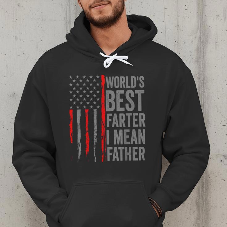 Retro Dad World's Best Farter I Mean Father Vintage Flag Usa Men Hoodie Retro Dad World's Best Farter I Mean Father Vintage Flag Usa Men Hoodie