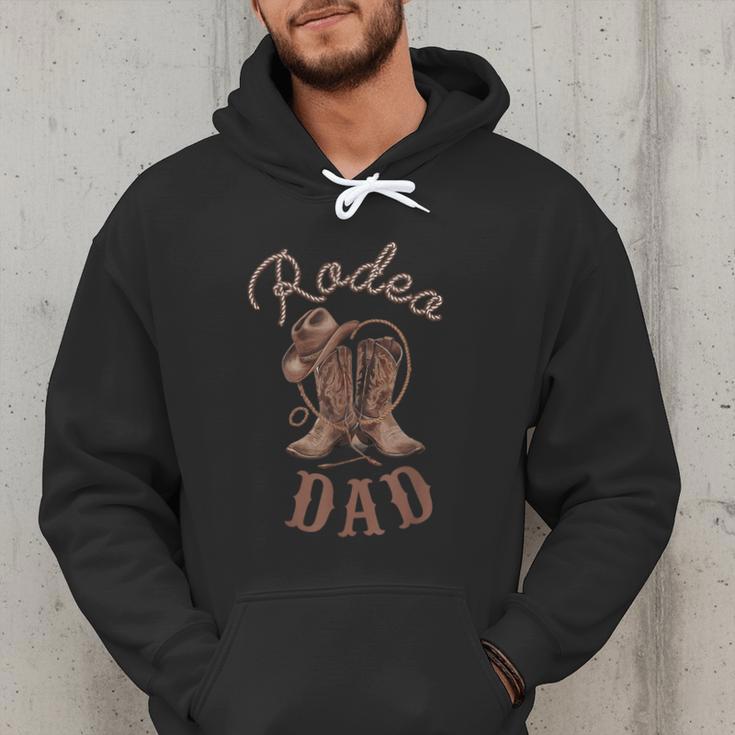 Rodeo Dad Western Cowboy Birthday Boy Family Matching Party Men Hoodie