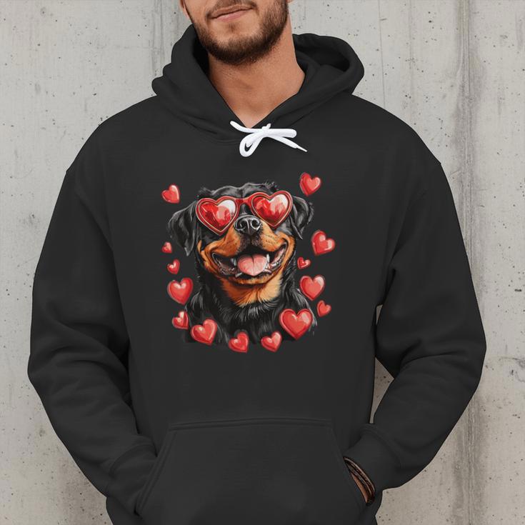 Rottweiler Heart Glasses Cute Rottie Dog Lover Mom Dad Kids Men Hoodie Rottweiler Heart Glasses Cute Rottie Dog Lover Mom Dad Kids Men Hoodie
