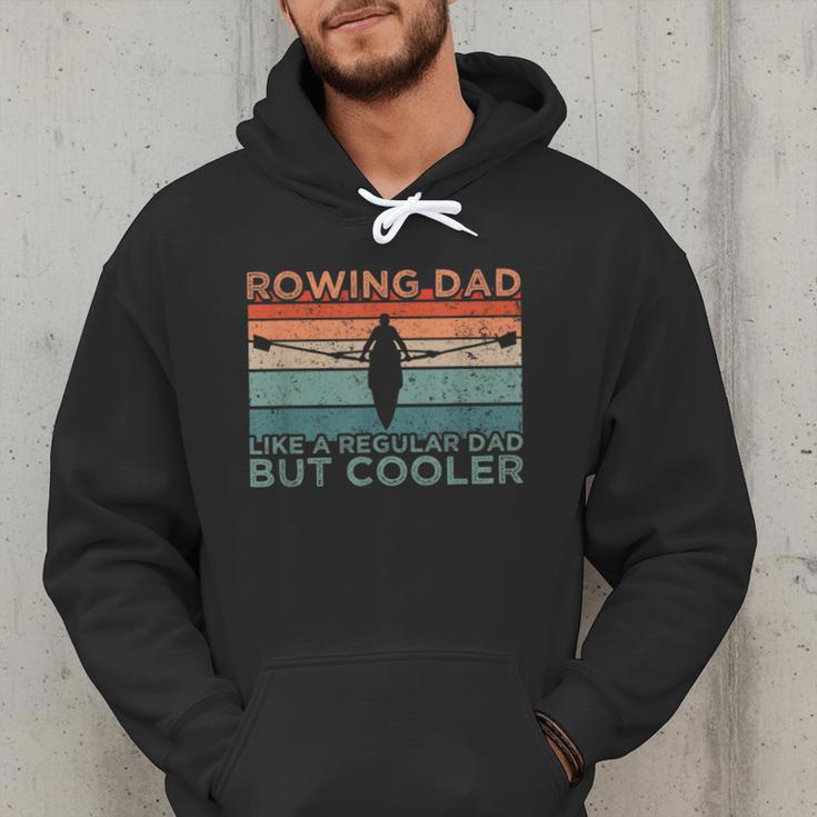 Round Rowing Dad Rudder Men Hoodie