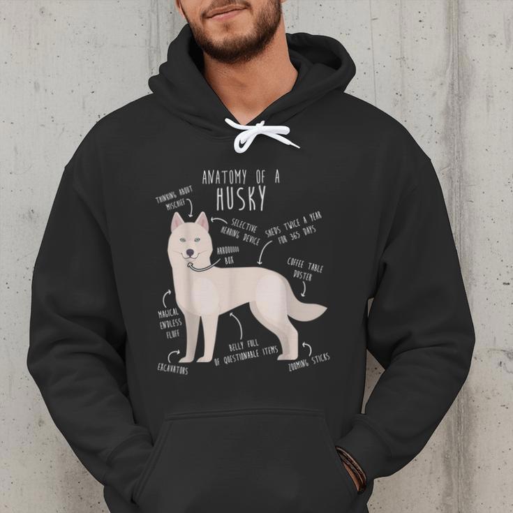 Siberian Husky Dog Anatomy Pet Mom Cute Dog Dad Men Women Kids Men Hoodie