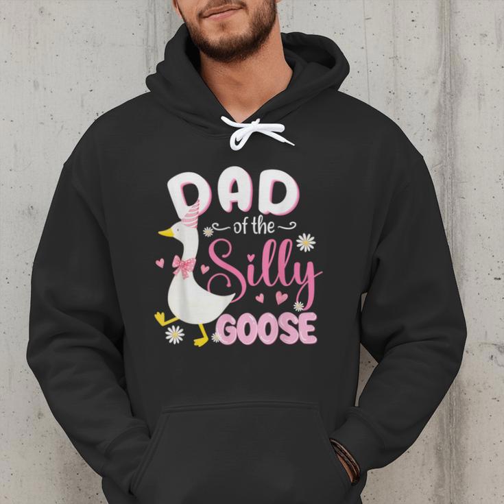Silly Dad Goose Dad 1st Birthday Family Matching Party Men Hoodie