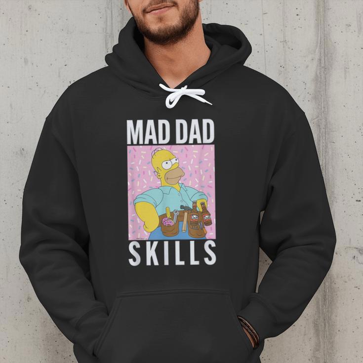 The Simpsons Father's Day Mad Dad Skills Homer Poster Men Hoodie The Simpsons Father's Day Mad Dad Skills Homer Poster Men Hoodie