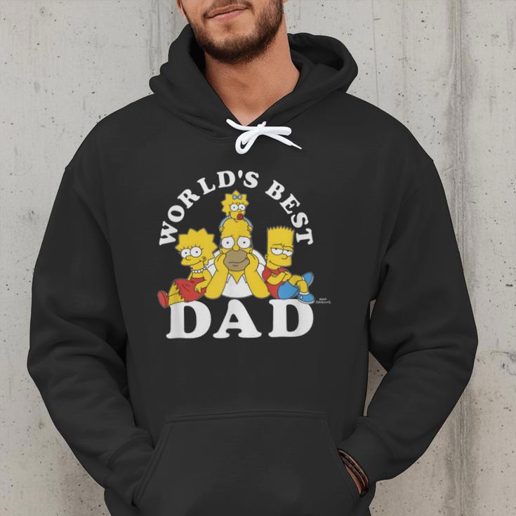The Simpsons World's Best Dad Father's Day Group V2 Small Men Hoodie