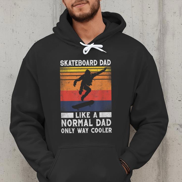 Skateboard Like A Normal Dad Vintage 80S 90S Retro Men Hoodie