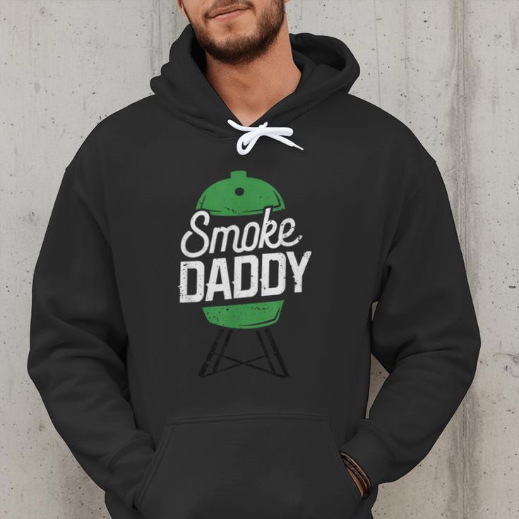Smoke Daddy Green Egg Pitmaster Dad Tshirt BBQ Grill Men Hoodie
