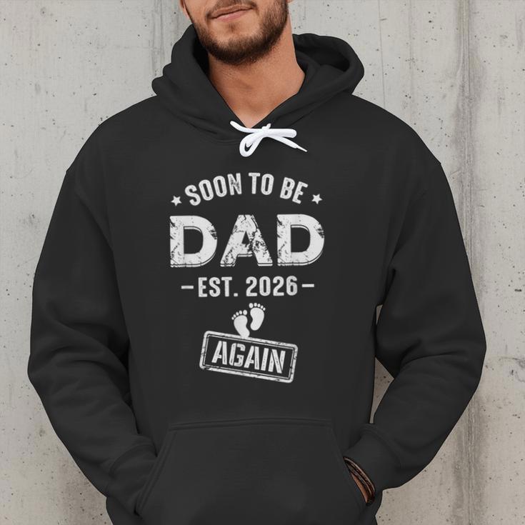 Soon To Be Dad Again Promoted To Dad Again 2026 Men Hoodie