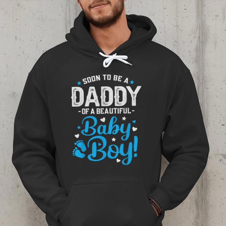 Soon To Be A Daddy Of A Baby Boy New Dad Expecting Father Men Hoodie Soon To Be A Daddy Of A Baby Boy New Dad Expecting Father Men Hoodie