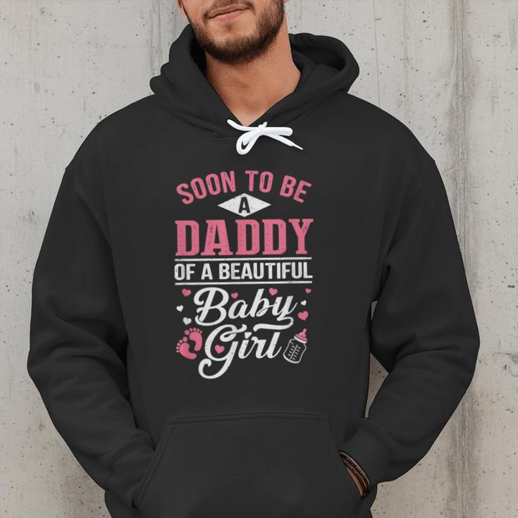 Soon To Be A Daddy Of A Beautiful Baby Girl New Dad T-Shirt Men Hoodie