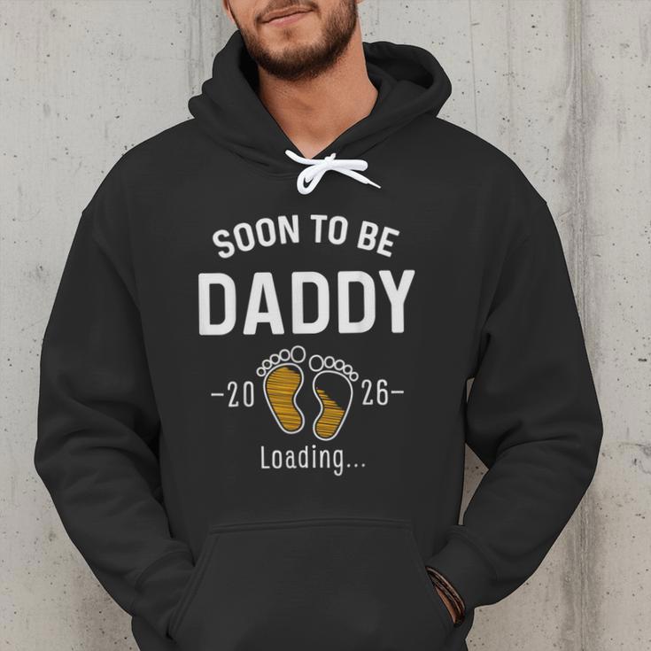 Soon To Be Daddy Est 2026 Loading First Time Dad Men Hoodie
