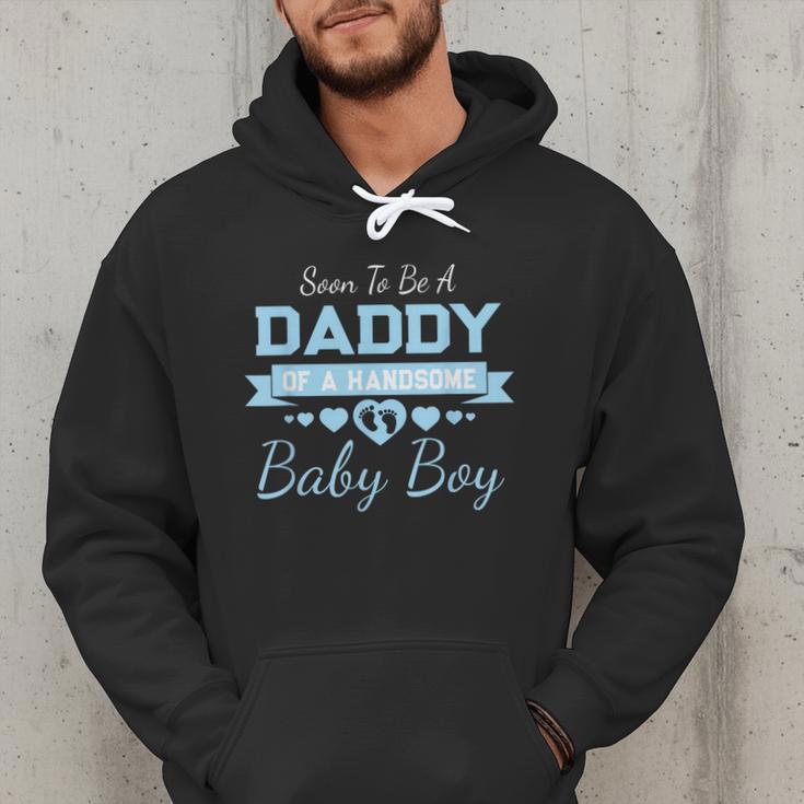 Soon To Be A Daddy Of a Handsome Baby Boy Announcement Men Hoodie Soon To Be A Daddy Of a Handsome Baby Boy Announcement Men Hoodie