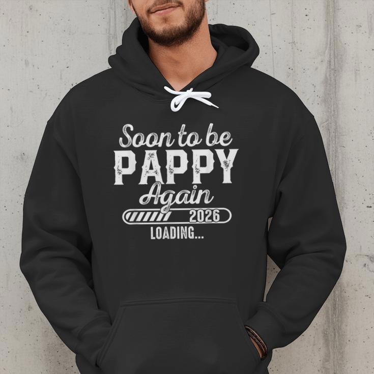 Soon To Be Pappy Again Est 2026 Future New Dad Men Hoodie Soon To Be Pappy Again Est 2026 Future New Dad Men Hoodie