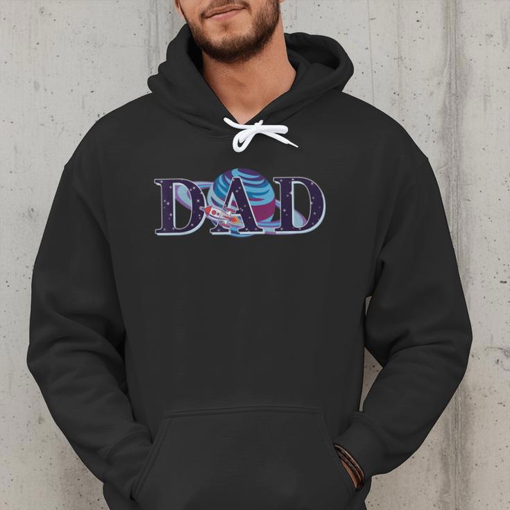 Space Dad Family Matching Mom Space Birthday Theme Party Men Hoodie