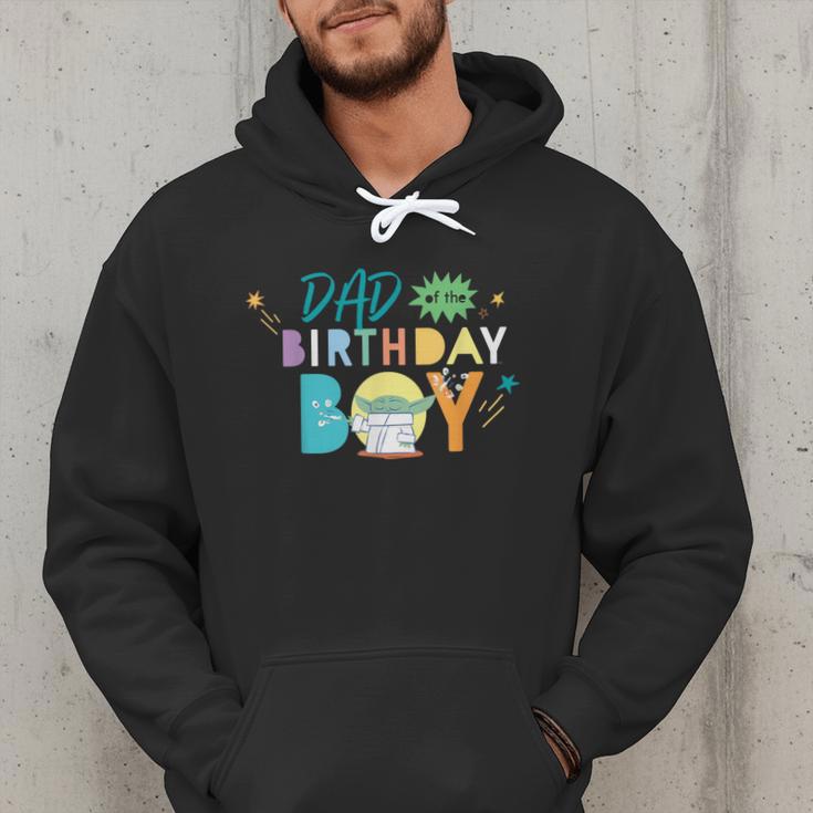 Star Wars Grogu Mandalorian Toon Dad Of The Birthday Boy Men Hoodie