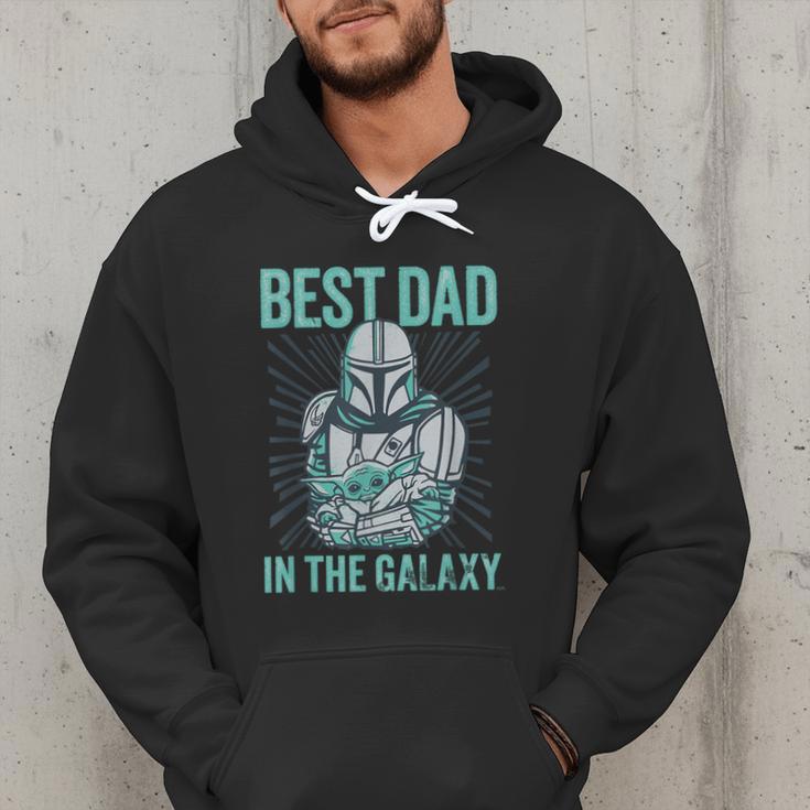 Star Wars The Mandalorian And Grogu Best Dad In The Galaxy Men Hoodie