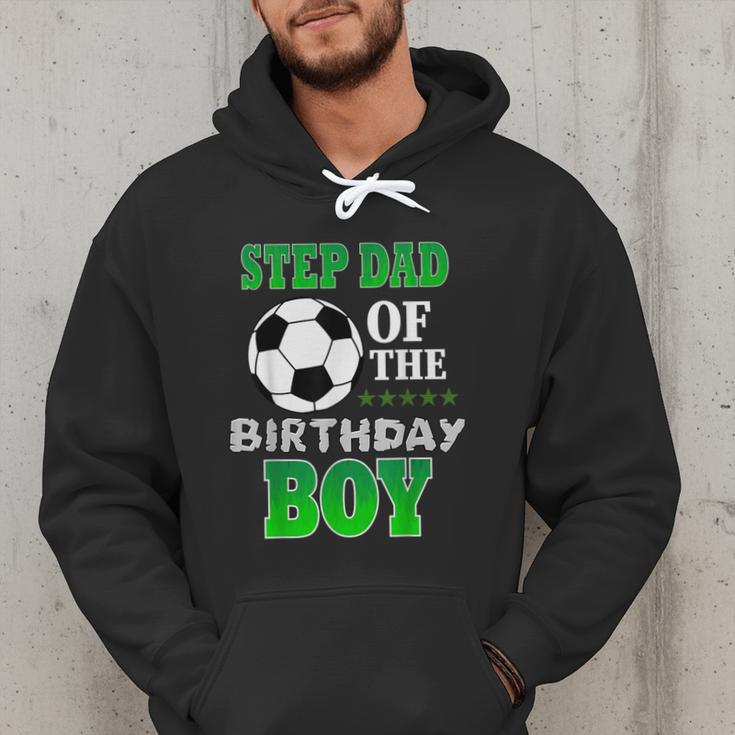 Step Dad Of The Birthday Boy Soccer Stars Outfit Men Hoodie Step Dad Of The Birthday Boy Soccer Stars Outfit Men Hoodie