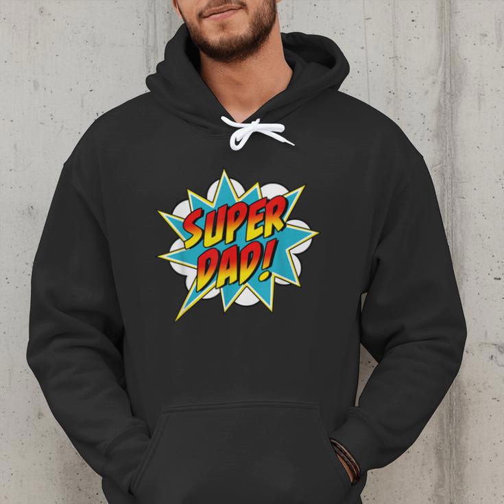 Super Dad Comic Book Superhero Father's Day Men Hoodie Super Dad Comic Book Superhero Father's Day Men Hoodie