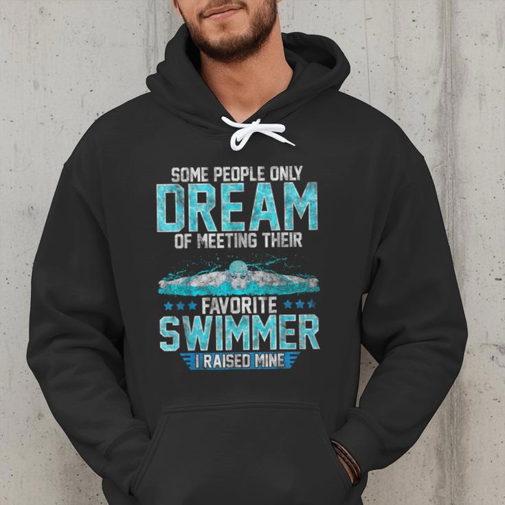 Swimming Parent Swimmer Mom Dad My Favorite Swim Meet Men Hoodie