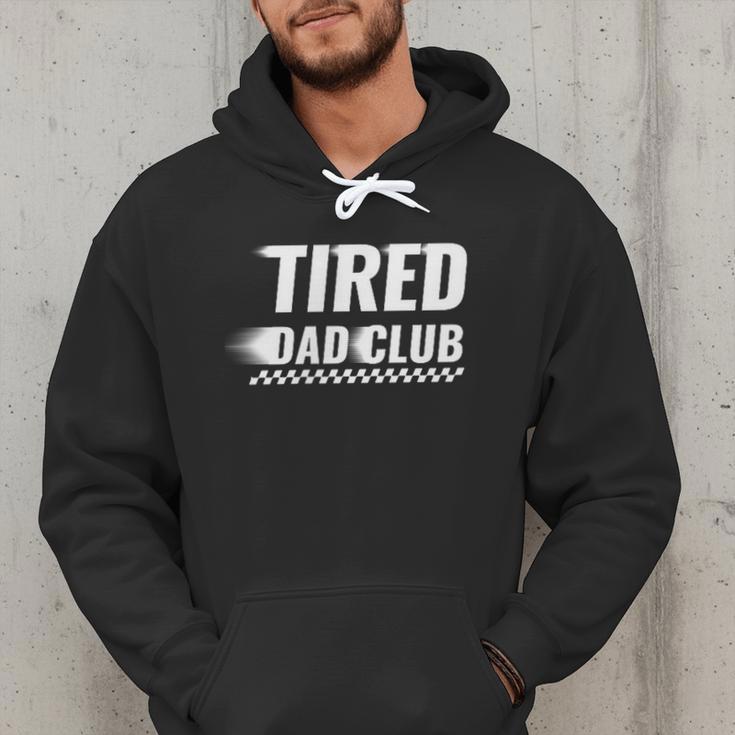 Tired Dad Club Maze Track Back 2 Sided Men Hoodie