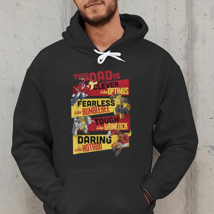 Transformers Father's Day Vintage Autobots Line Up Dad Is Men Hoodie