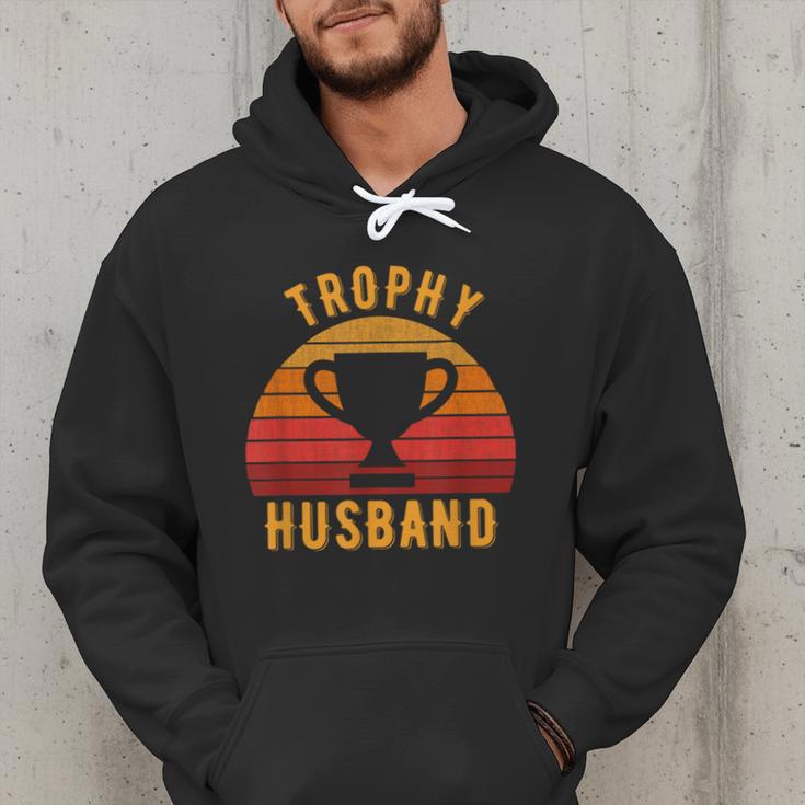 Trophy Husband For Cool Father Or Dad Men Hoodie