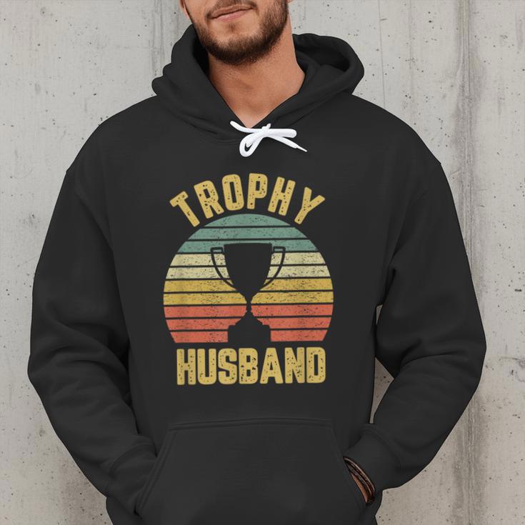 Trophy Husband For Cool Father Or Dad Men Hoodie
